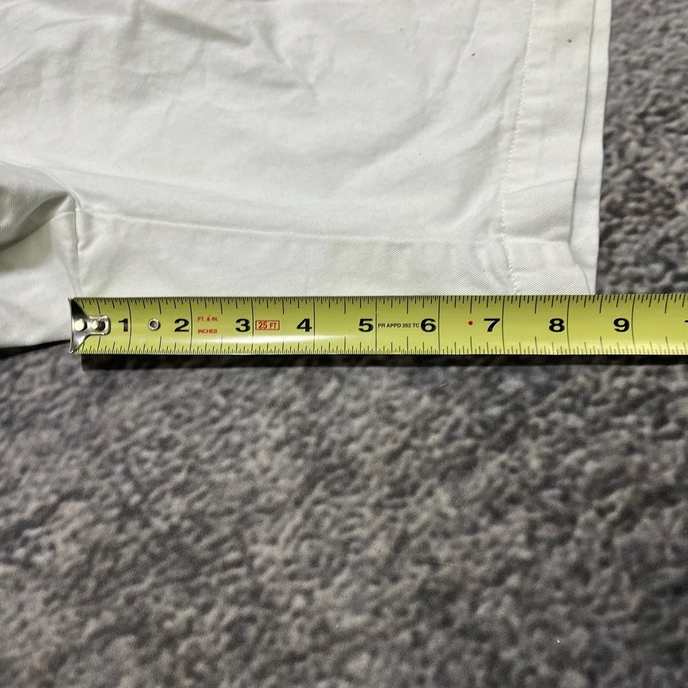Vintage Polo‎ Ralph Lauren Tyler Shorts Mens 42 White  Big Chino Plated Classic